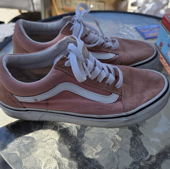 Vans Shoes - Vans Women's Pink Sneakers Women Size 6.5 Boy Size 5y
